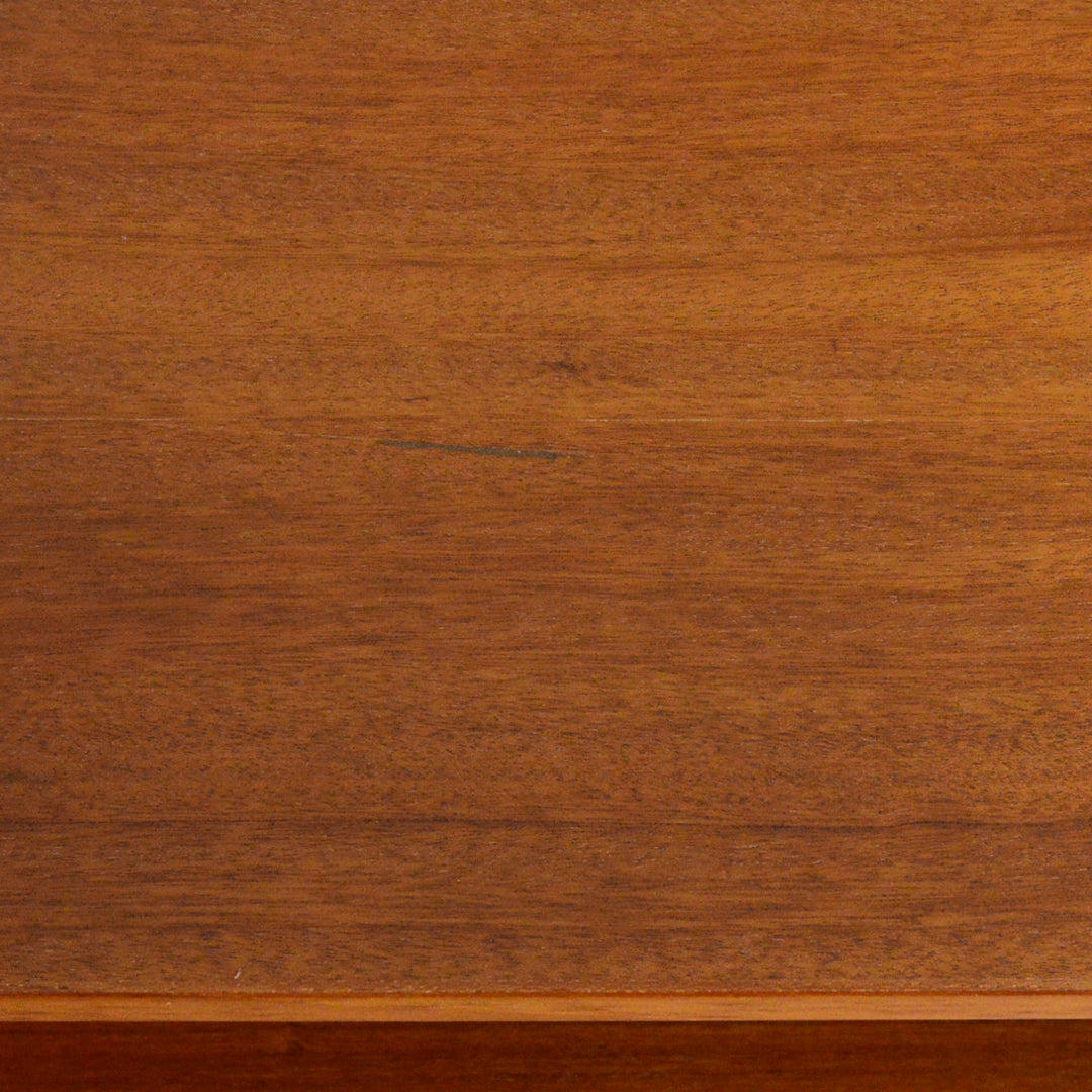 デンマークヴィンテージ チークシェルフ (木扉付）5-174