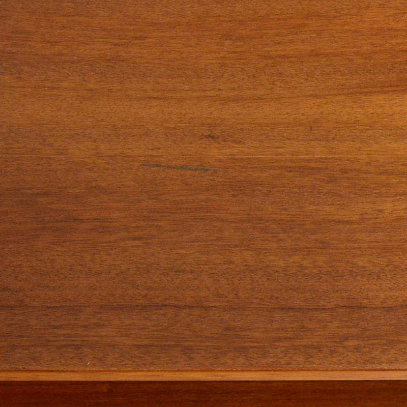 デンマークヴィンテージ チークシェルフ (木扉付）5-174