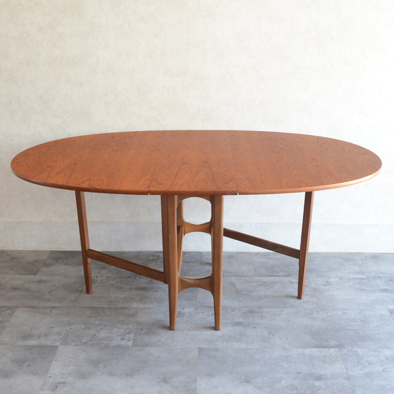 Nathan ネイサン ゲートレッグ ダイニングテーブル 39 (オーバル・オイル仕上）