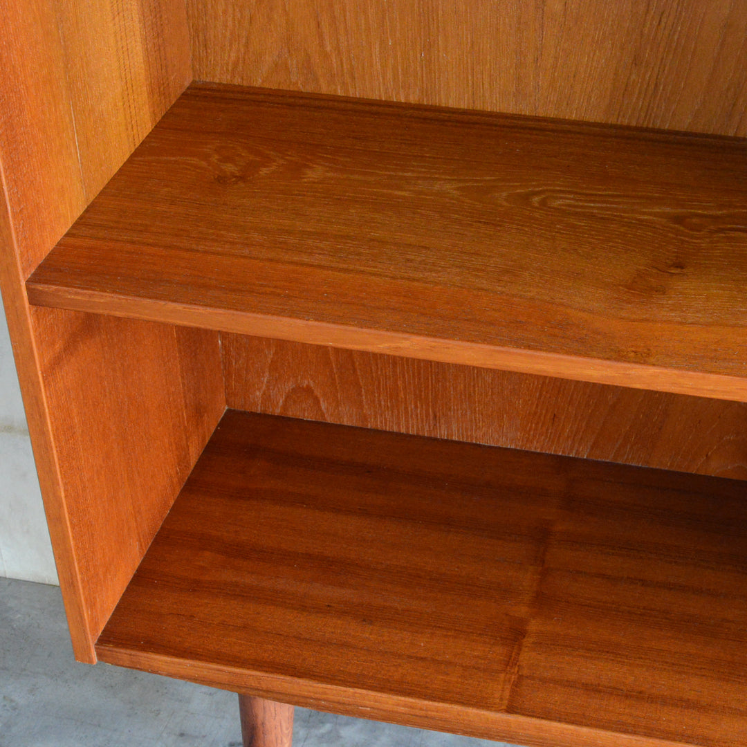 デンマークヴィンテージ チーク２段オープンシェルフ 6-94