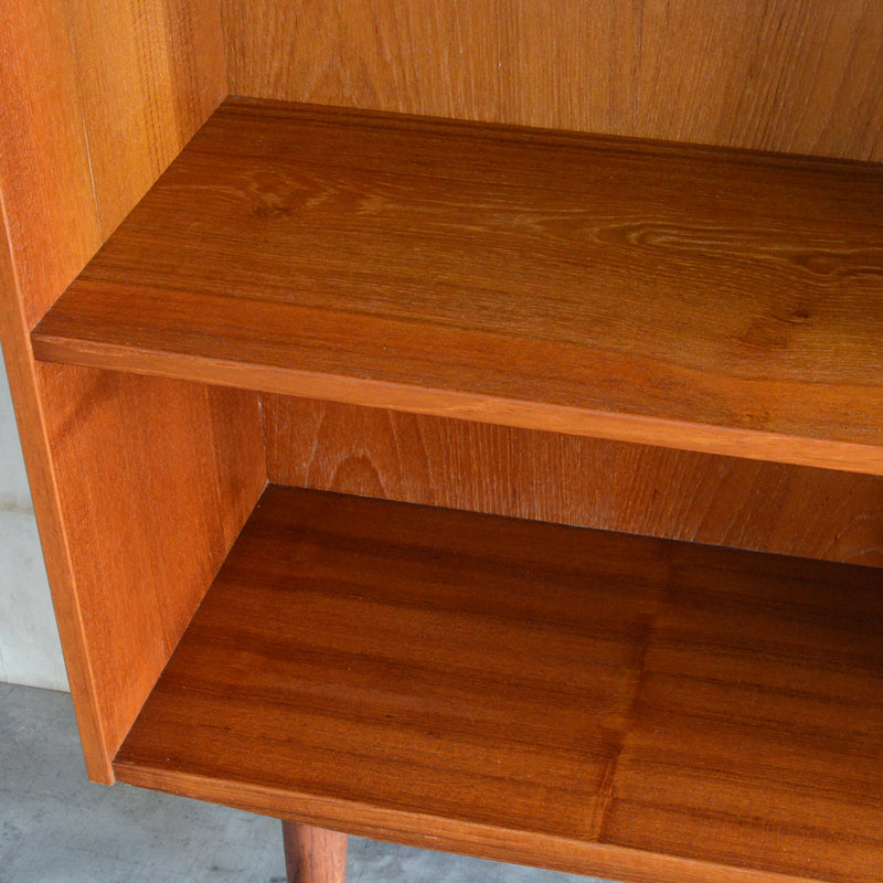 デンマークヴィンテージ チーク２段オープンシェルフ 6-94