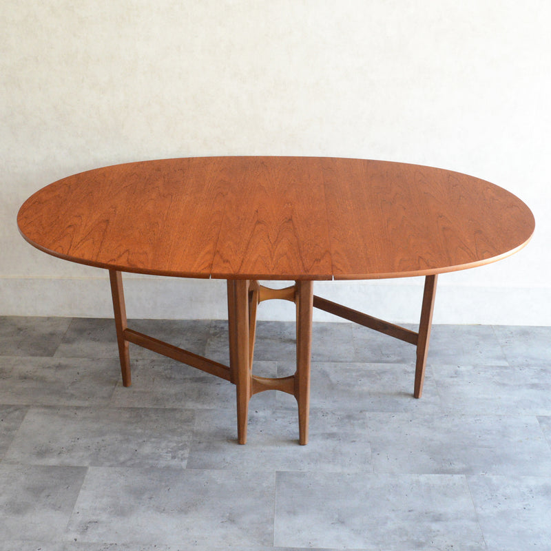 Nathan ネイサン ゲートレッグ ダイニングテーブル 39 (オーバル・オイル仕上）