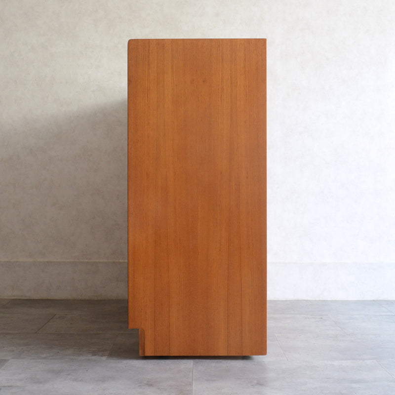 Nathan ネイサン チークテレビキャビネット 54(天板剥離再塗装済）