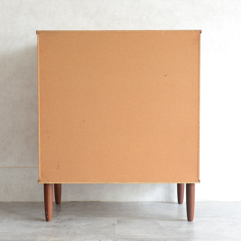 デンマーク ヴィンテージ チーク ５段チェスト 6-11(ウッドオイル仕上）