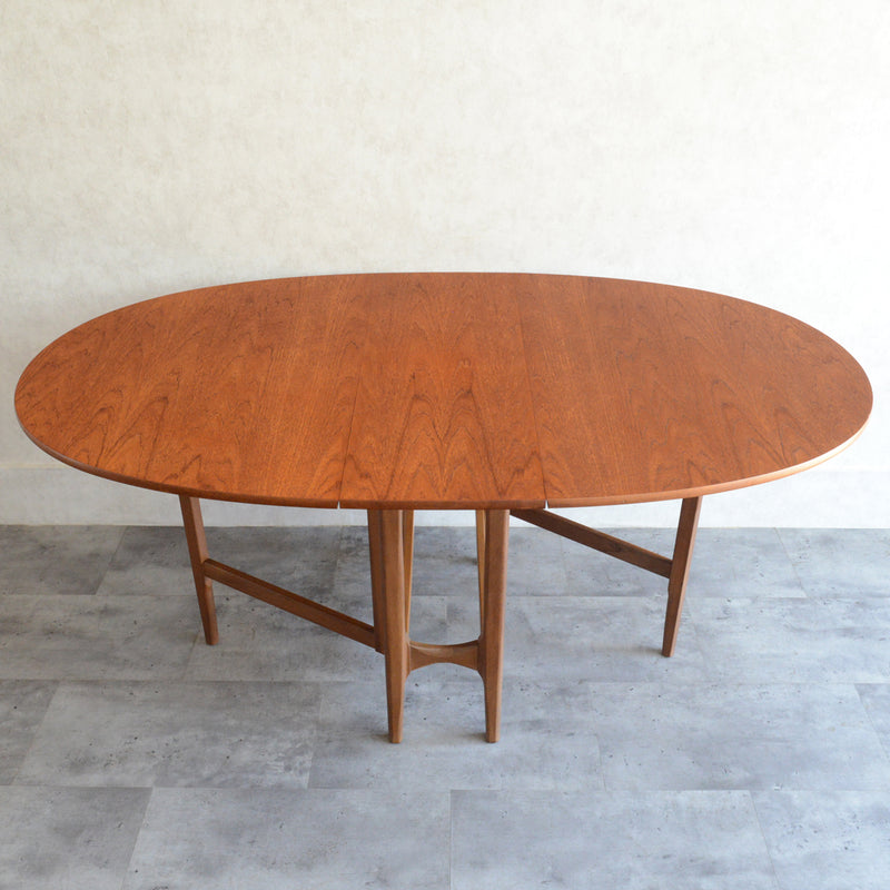 Nathan ネイサン ゲートレッグ ダイニングテーブル 39 (オーバル・オイル仕上）