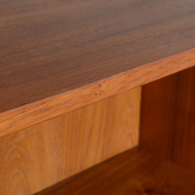 デンマークヴィンテージ チーク２段オープンシェルフ 6-94