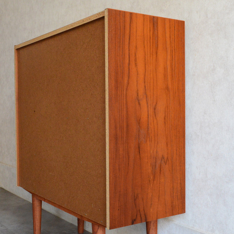 デンマークヴィンテージ チーク２段オープンシェルフ 6-94