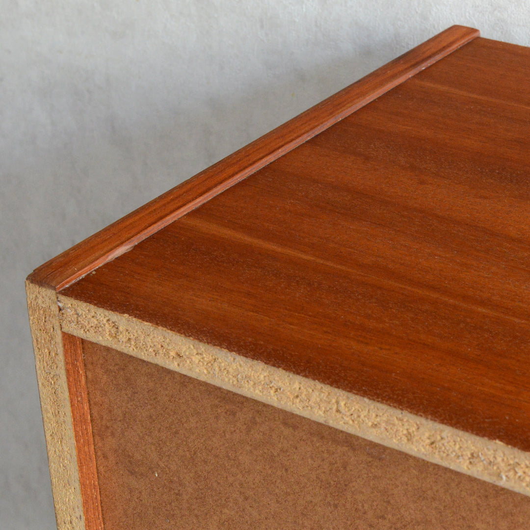 デンマークヴィンテージ チーク２段オープンシェルフ 6-94