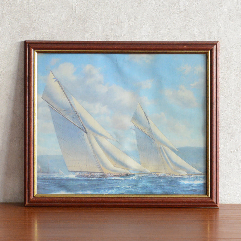 ヴィンテージ フレーム　ヨット