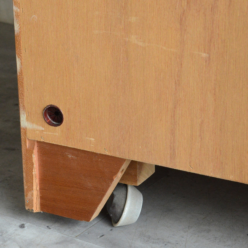 Nathan ネイサン チークテレビキャビネット 54(天板剥離再塗装済）