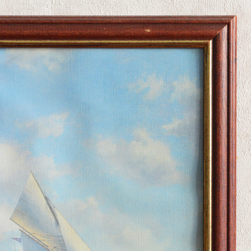 ヴィンテージ フレーム　ヨット