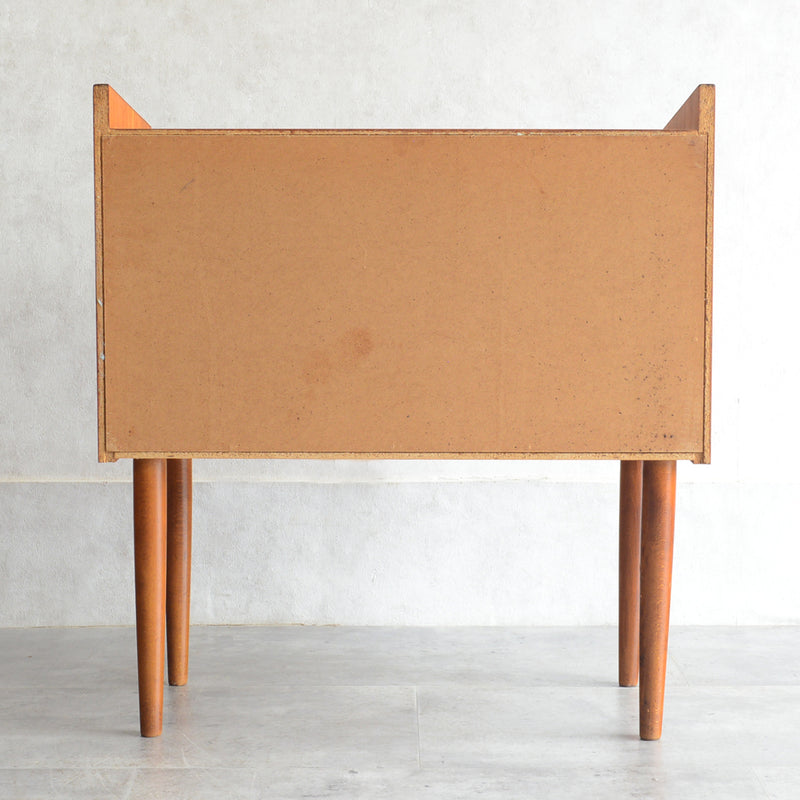 デンマーク ヴィンテージ チーク3段チェスト6-9 (ウッドオイル仕上）