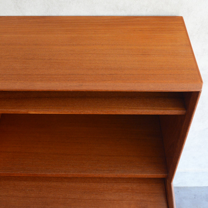 デンマークヴィンテージ　チークビューロー（ミラー付）　D-2