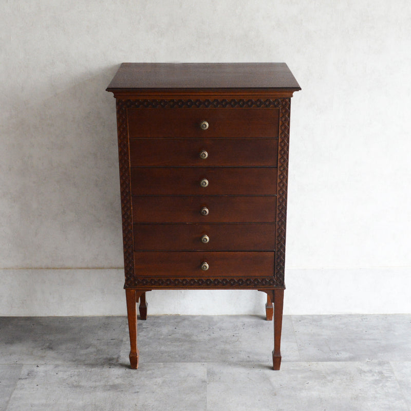 クラシック チェスト 06(6段）/ミュージックキャビネット