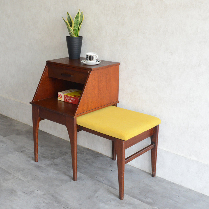 ミッドセンチュリーヴィンテージ 　CHIPPY 　テレフォンベンチ 02（座面収納タイプ)