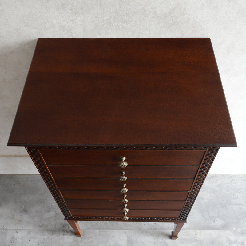 クラシック チェスト 06(6段）/ミュージックキャビネット