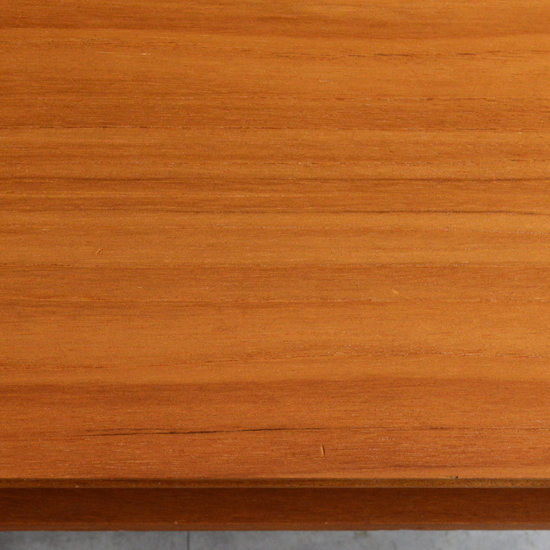 ミッドセンチュリー チーク ローテーブル 64(下棚付)