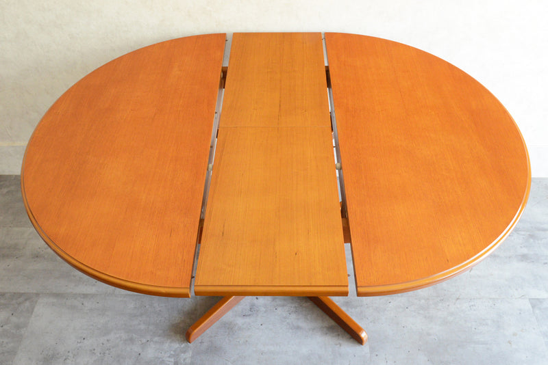 60S エクステンション  コンパクトラウンドテーブル 08 (天板剥離再塗装済）