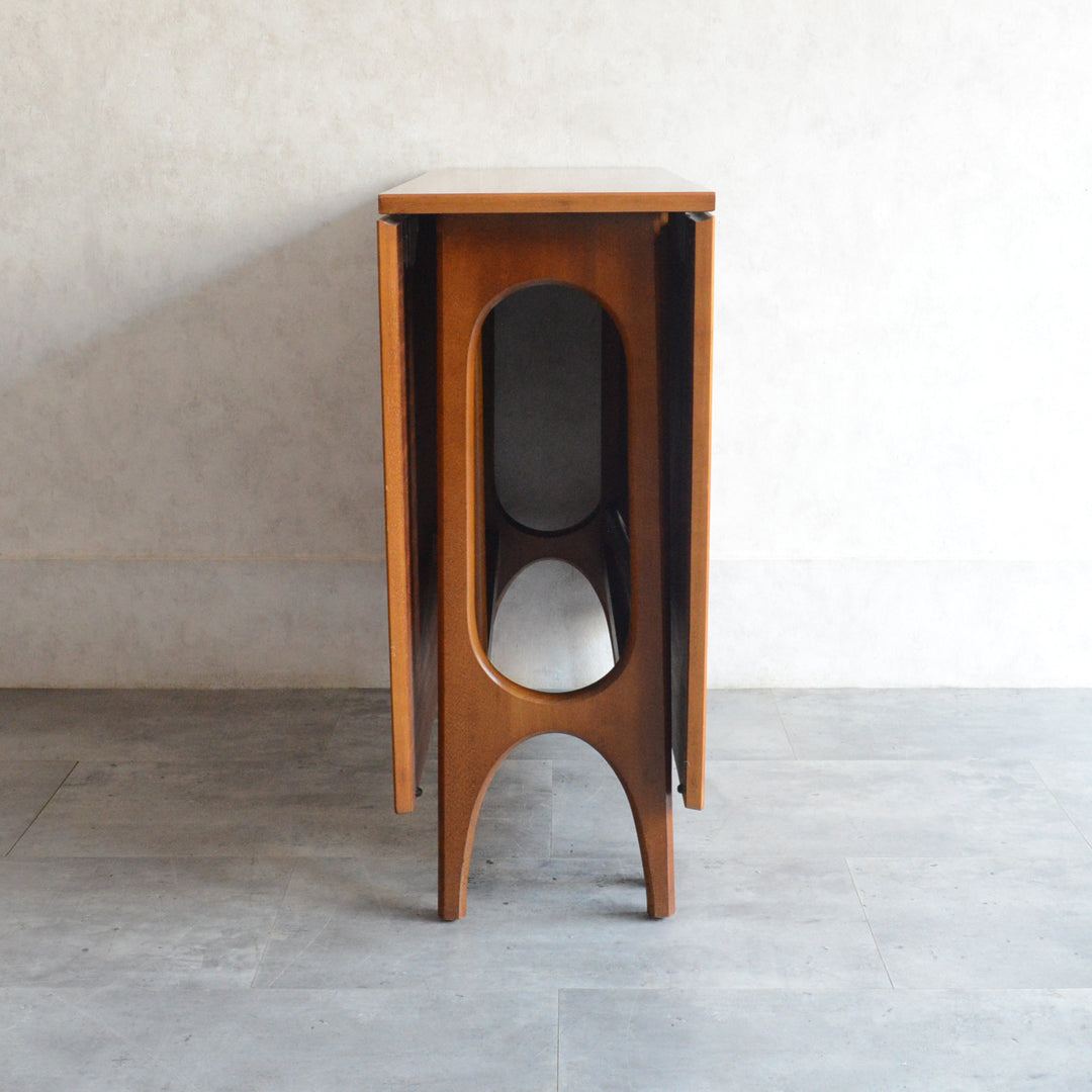 ミッドセンチュリー ヴィンテージ　ゲートレッグダイニングテーブル51 (レクタングル・天板剝離再塗装済）