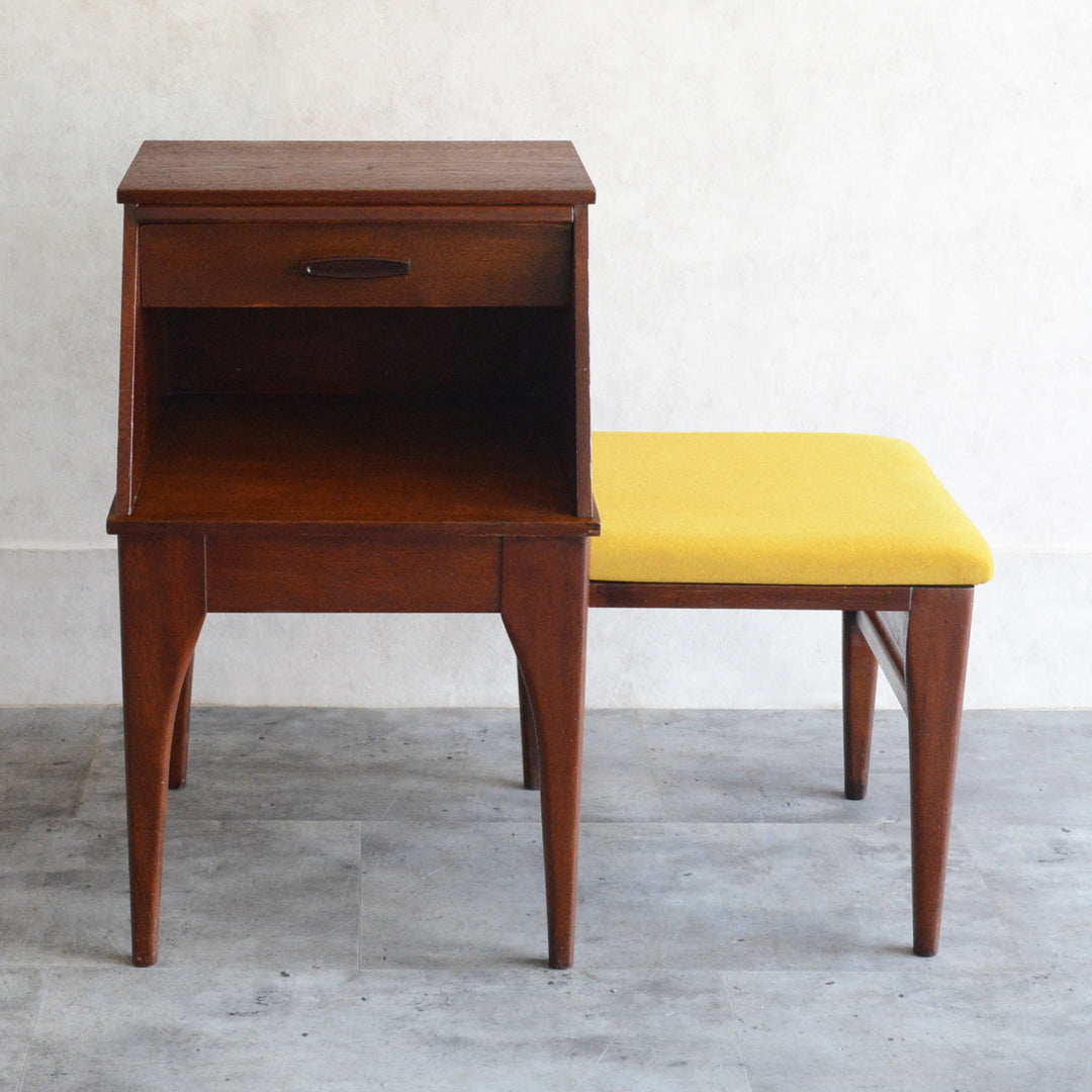 ミッドセンチュリーヴィンテージ 　CHIPPY 　テレフォンベンチ 02（座面収納タイプ)