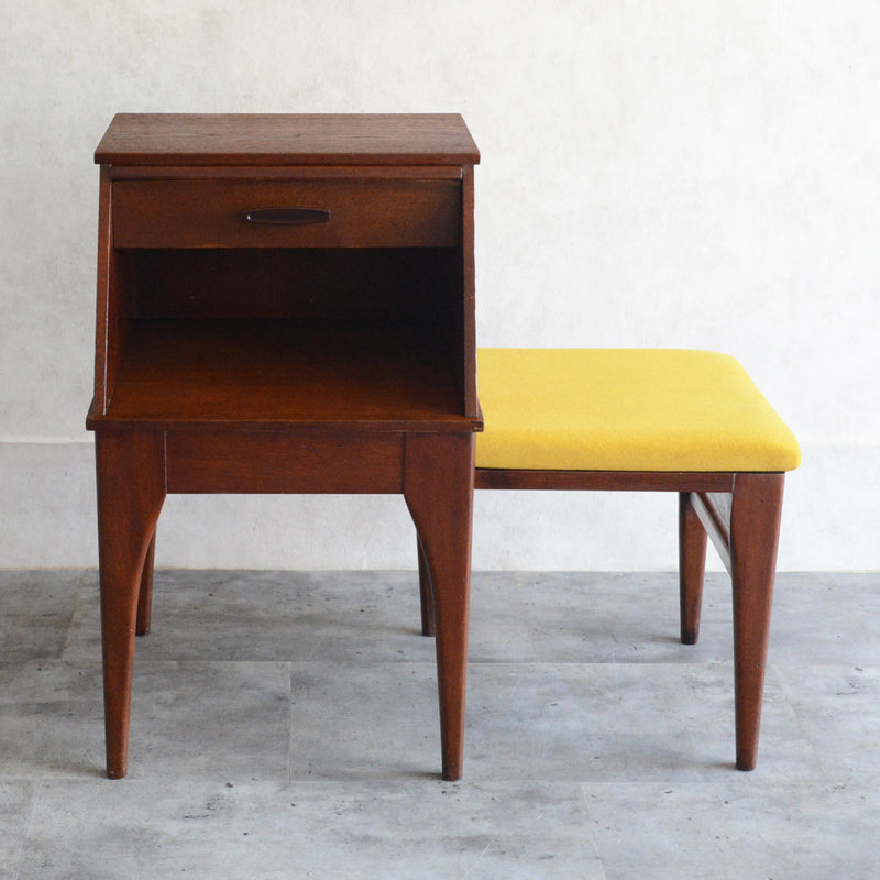 ミッドセンチュリーヴィンテージ 　CHIPPY 　テレフォンベンチ 02（座面収納タイプ)