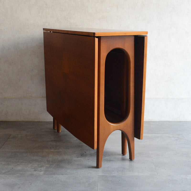 ミッドセンチュリー ヴィンテージ　ゲートレッグダイニングテーブル51 (レクタングル・天板剝離再塗装済）