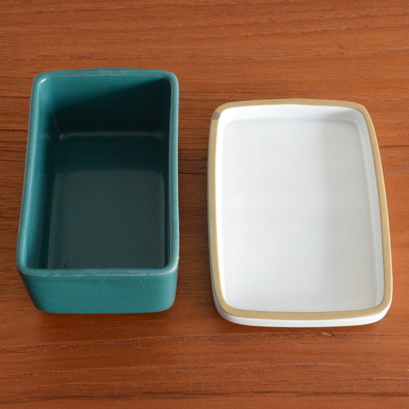 イギリスヴィンテージ   DENBY(デンビー)グリーンウィート　キャニスター