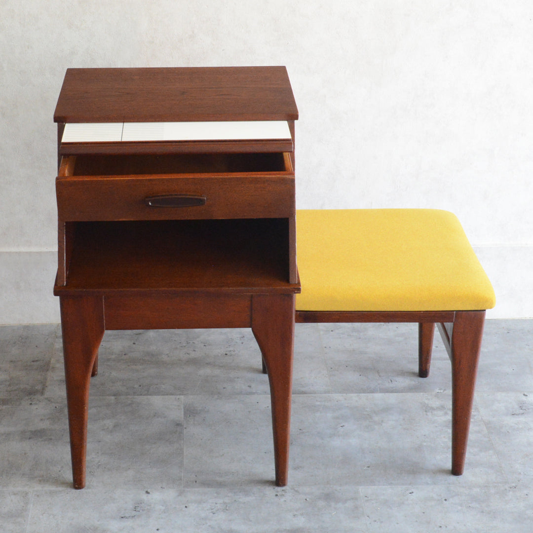 ミッドセンチュリーヴィンテージ 　CHIPPY 　テレフォンベンチ 02（座面収納タイプ)