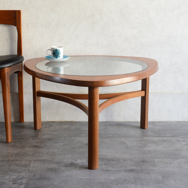 Nathan ネイサン　ガラストップローテーブル33