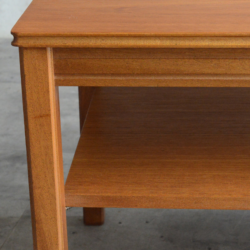 ミッドセンチュリー チーク ローテーブル 64(下棚付)