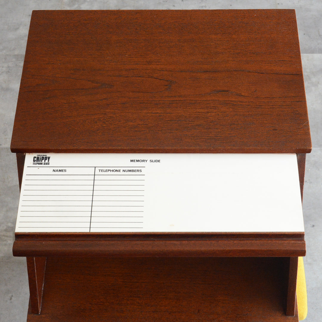 ミッドセンチュリーヴィンテージ 　CHIPPY 　テレフォンベンチ 02（座面収納タイプ)