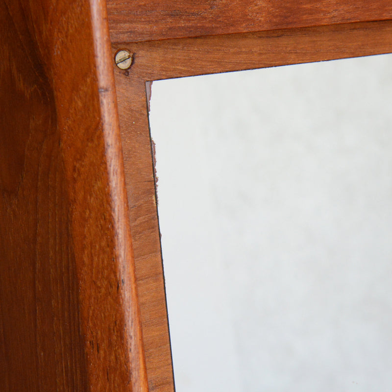 デンマークヴィンテージ　チークビューロー（ミラー付）　D-2