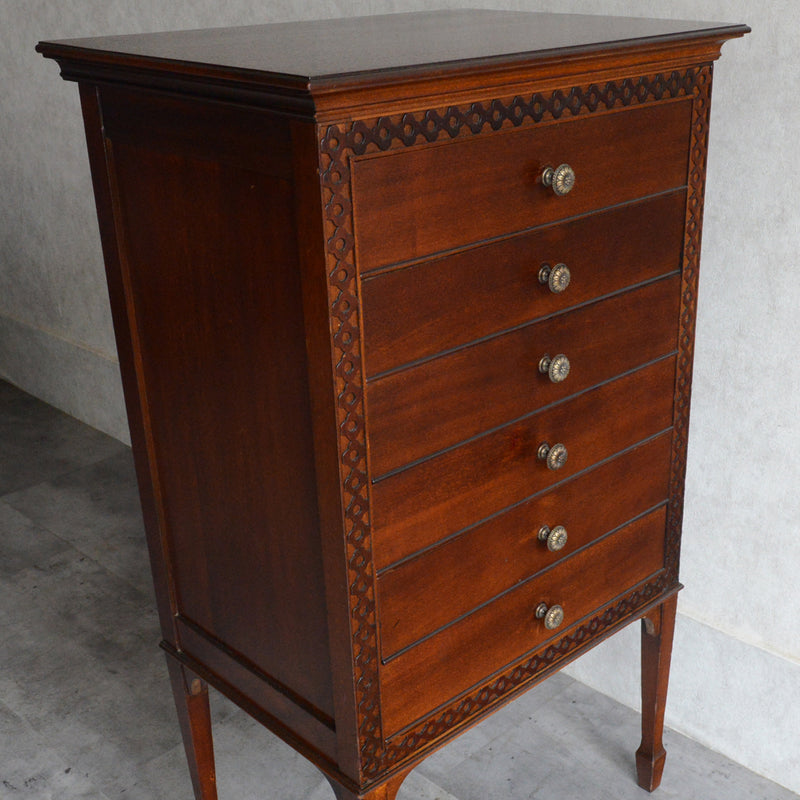 クラシック チェスト 06(6段）/ミュージックキャビネット