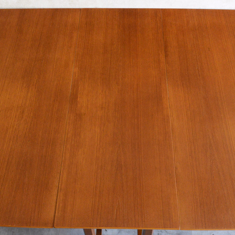 ミッドセンチュリー ヴィンテージ　ゲートレッグダイニングテーブル51 (レクタングル・天板剝離再塗装済）