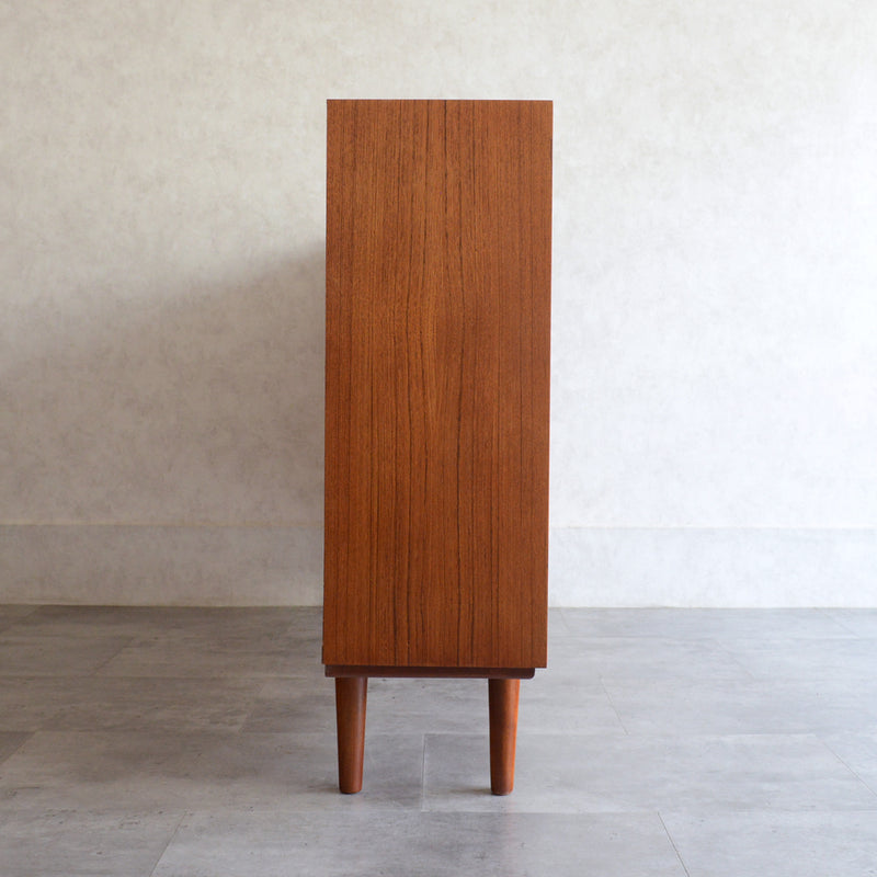 デンマーク ヴィンテージ チーク シェルフ 5-131（抽斗付）