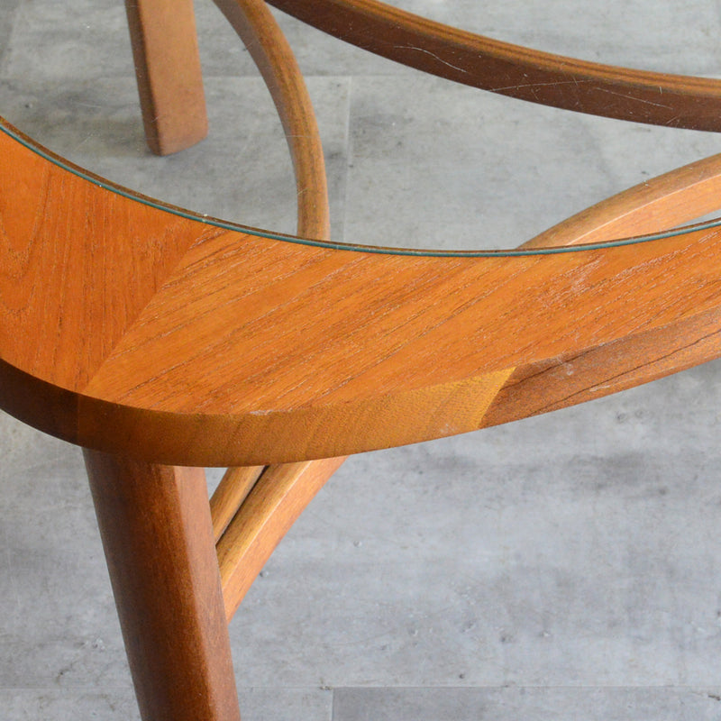 Nathan ネイサン　ガラストップローテーブル33