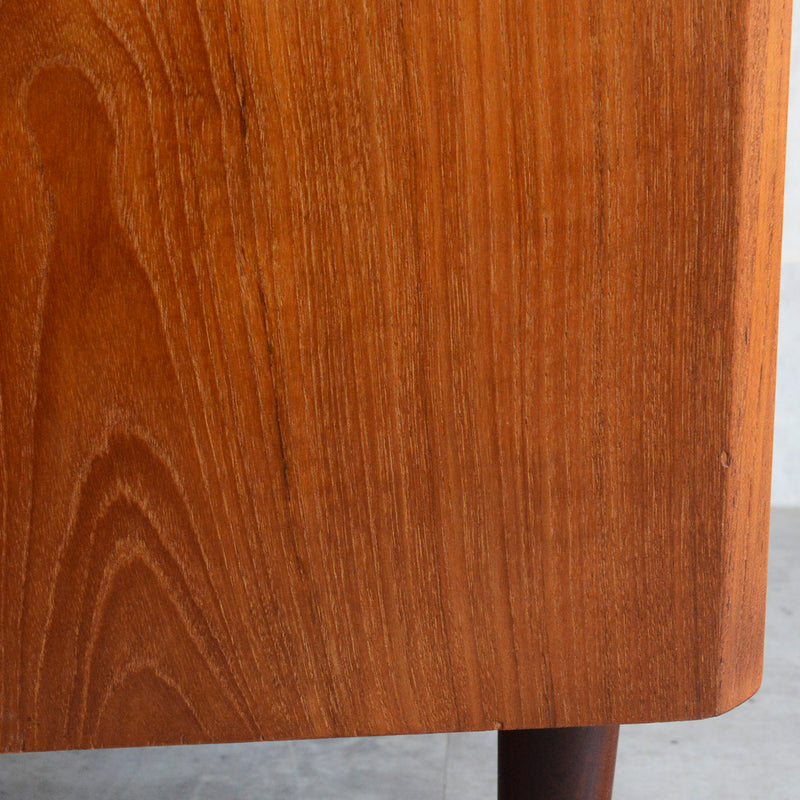 デンマークヴィンテージ　チークビューロー（ミラー付）　D-2