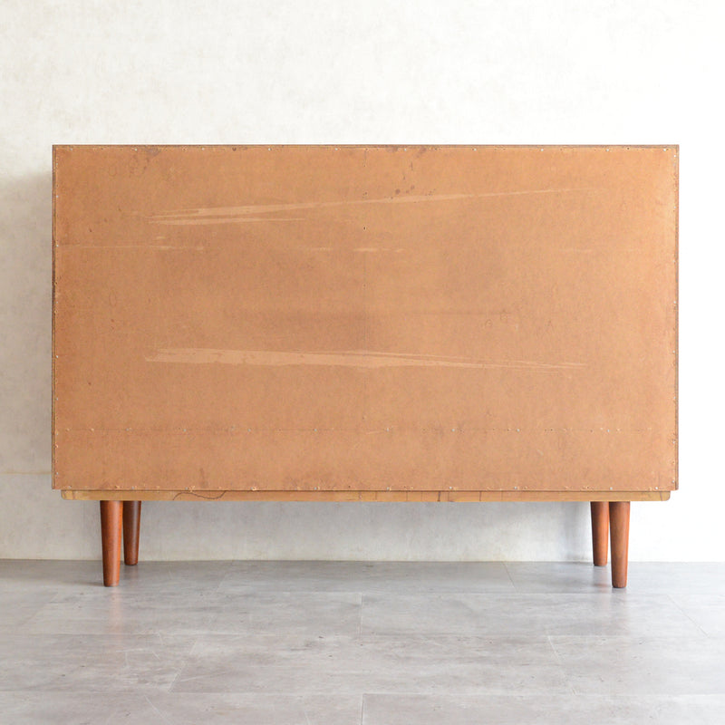 デンマーク ヴィンテージ チーク シェルフ 5-131（抽斗付）