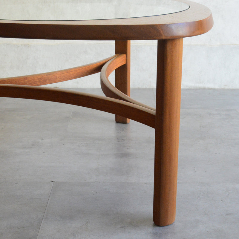 Nathan ネイサン　ガラストップローテーブル33