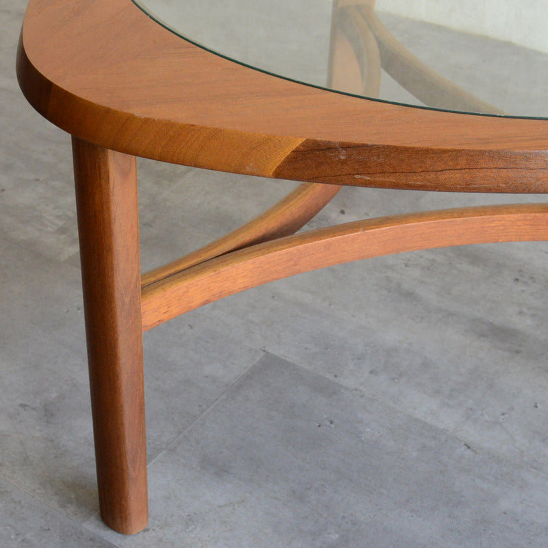 Nathan ネイサン　ガラストップローテーブル33