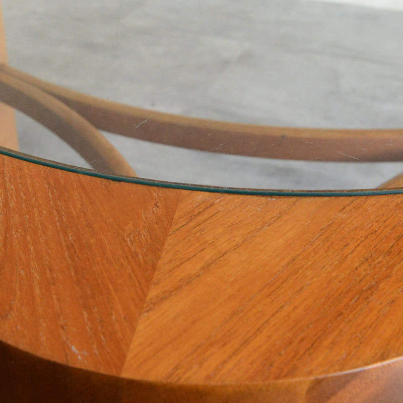 Nathan ネイサン　ガラストップローテーブル33