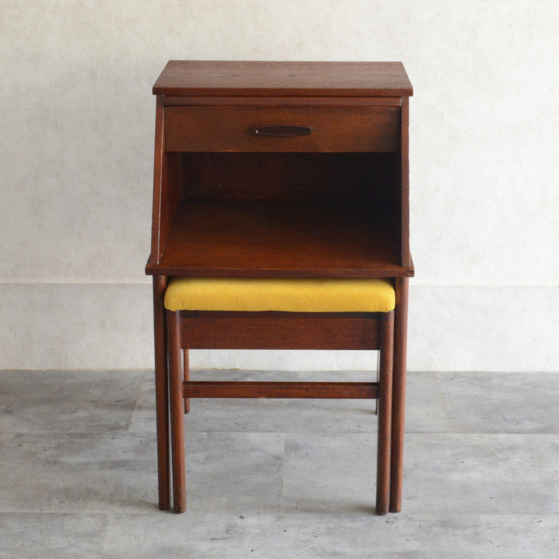 ミッドセンチュリーヴィンテージ 　CHIPPY 　テレフォンベンチ 02（座面収納タイプ)