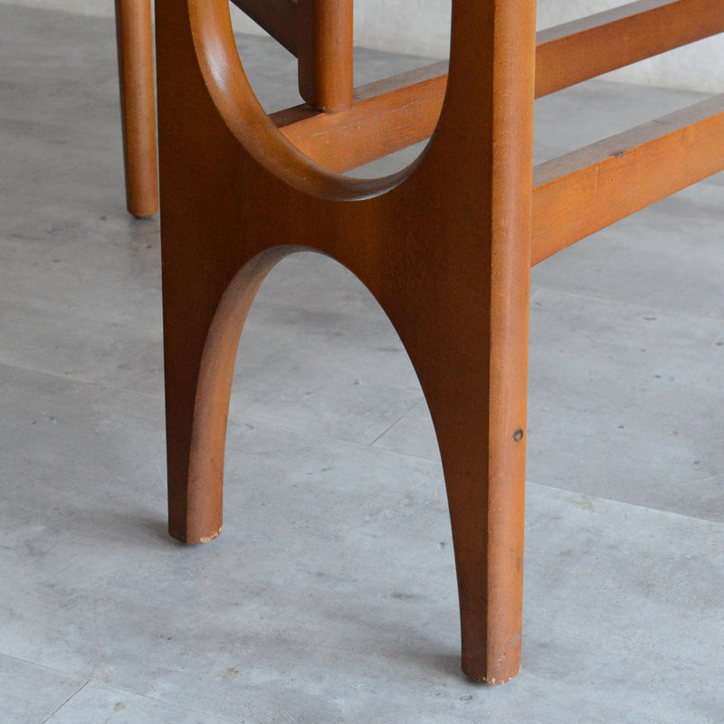 ミッドセンチュリー ヴィンテージ　ゲートレッグダイニングテーブル51 (レクタングル・天板剝離再塗装済）