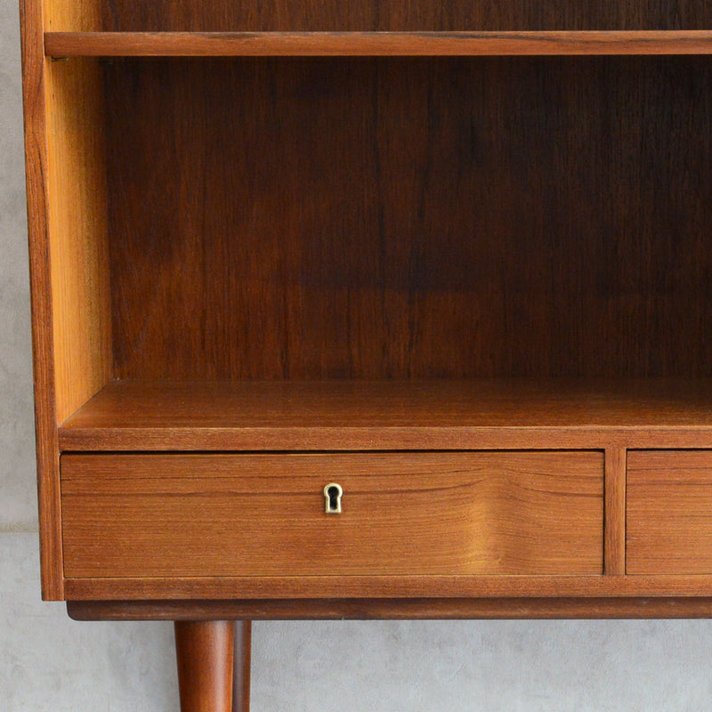 デンマーク ヴィンテージ チーク シェルフ 5-131（抽斗付）