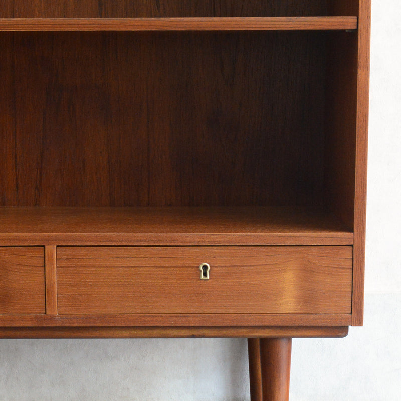 デンマーク ヴィンテージ チーク シェルフ 5-131（抽斗付）