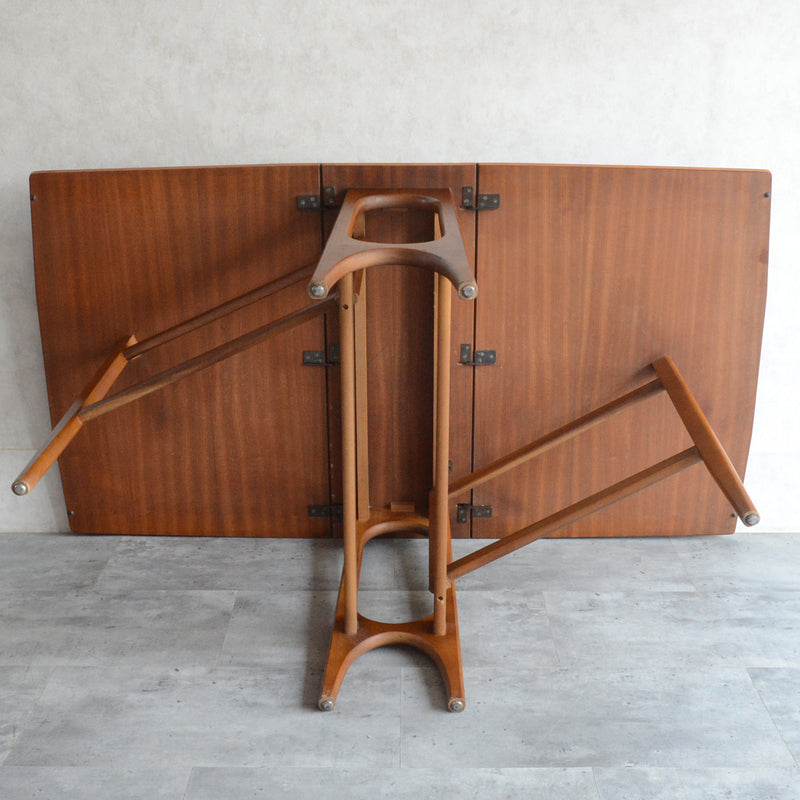 ミッドセンチュリー ヴィンテージ　ゲートレッグダイニングテーブル51 (レクタングル・天板剝離再塗装済）