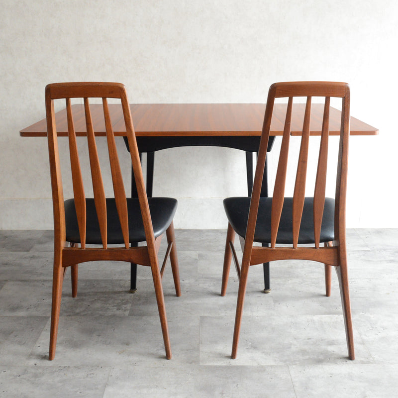 Beautility ドロップリーフ テーブル03（レクタングル/天板剥離再塗装済）