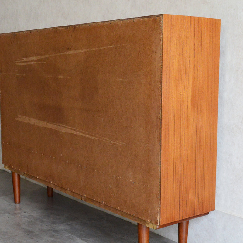 デンマーク ヴィンテージ チーク シェルフ 5-131（抽斗付）