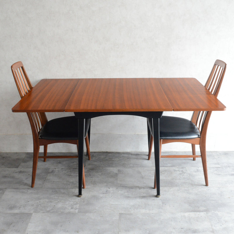 Beautility ドロップリーフ テーブル03（レクタングル/天板剥離再塗装済）