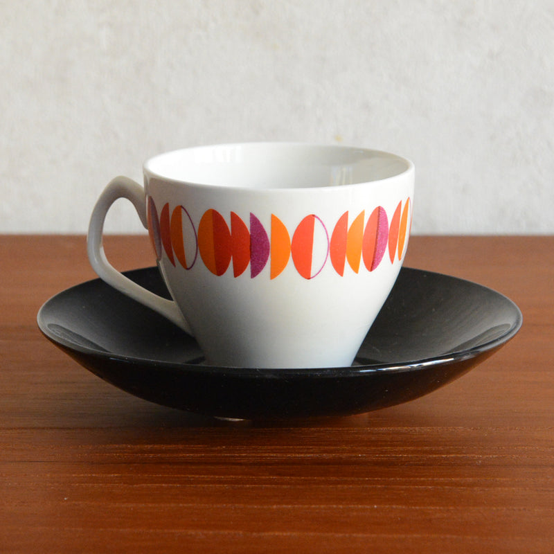 イギリス ヴィンテージ  カップアンドソーサー　Staffs　eclipse